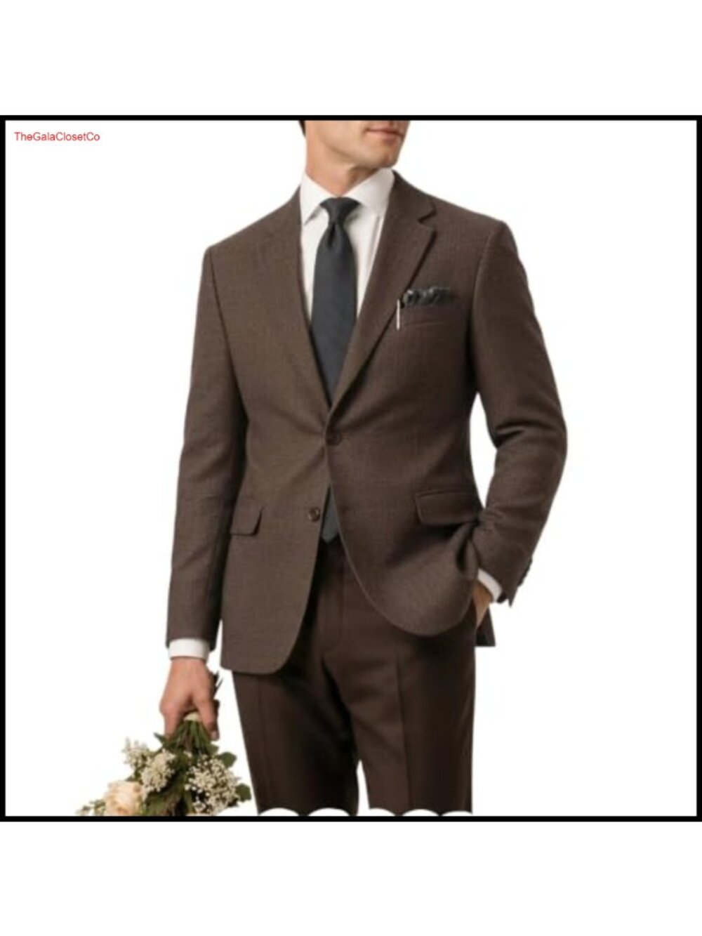 Tweed Herringbone Slim Fit Sport Coat Notched Lapel Blazer